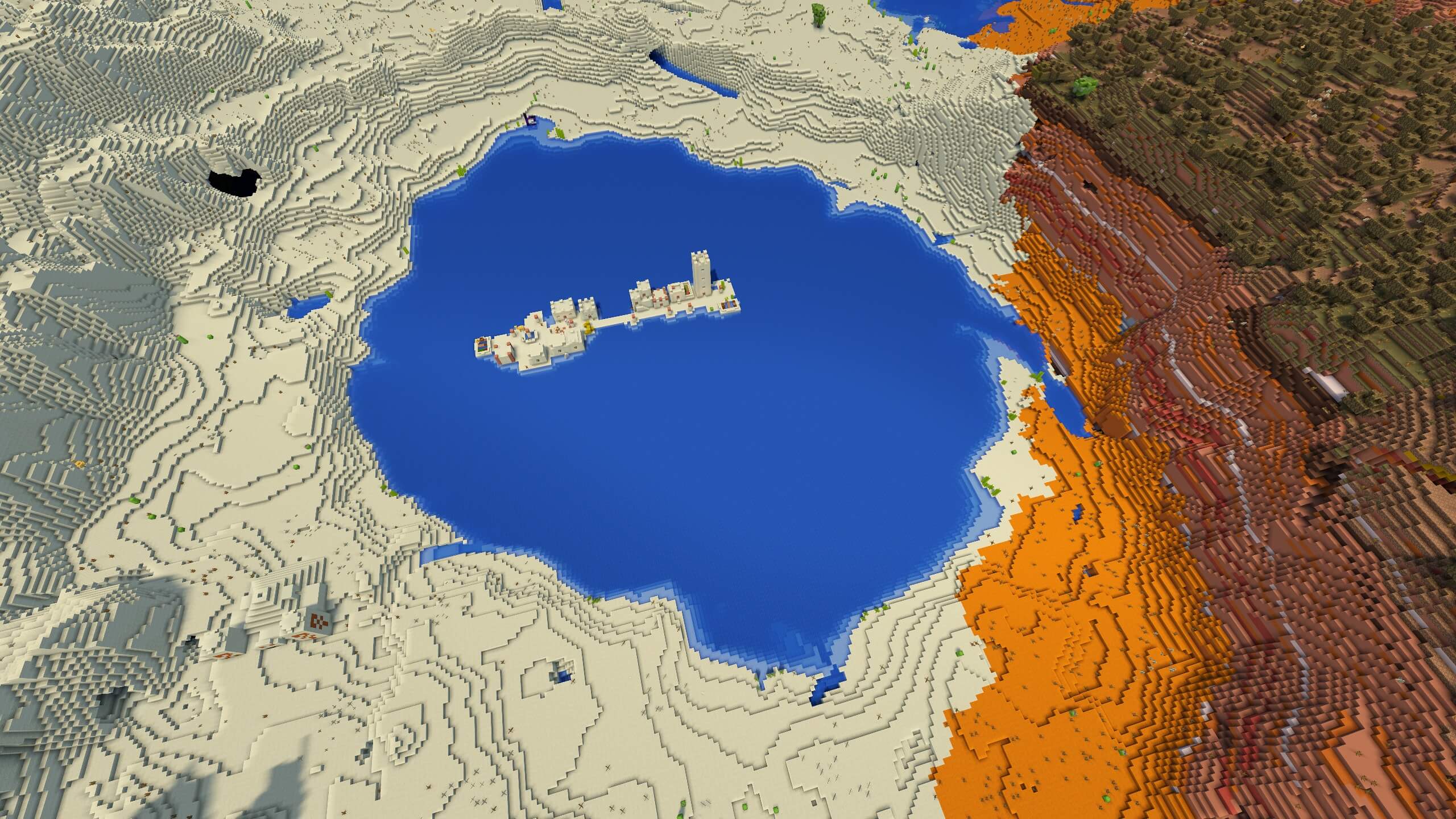 Seed 100: Desert One Path Lake Village