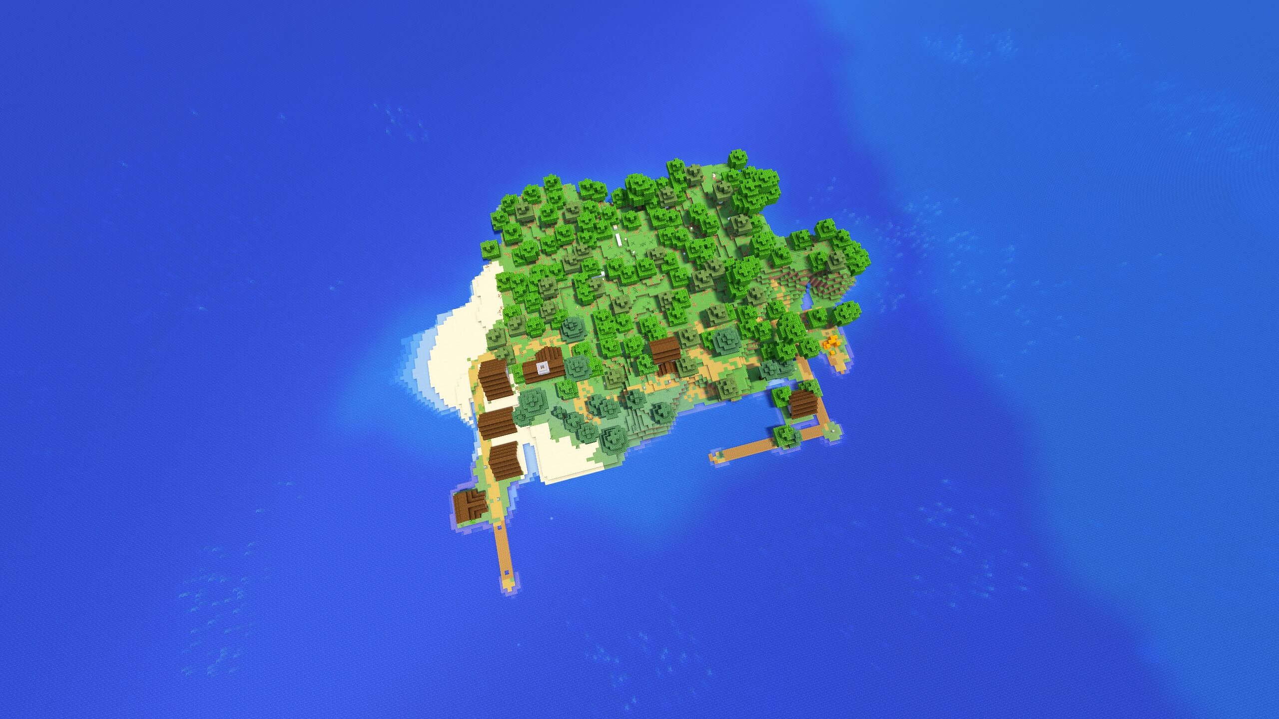 Seed 105: Taiga Village Island