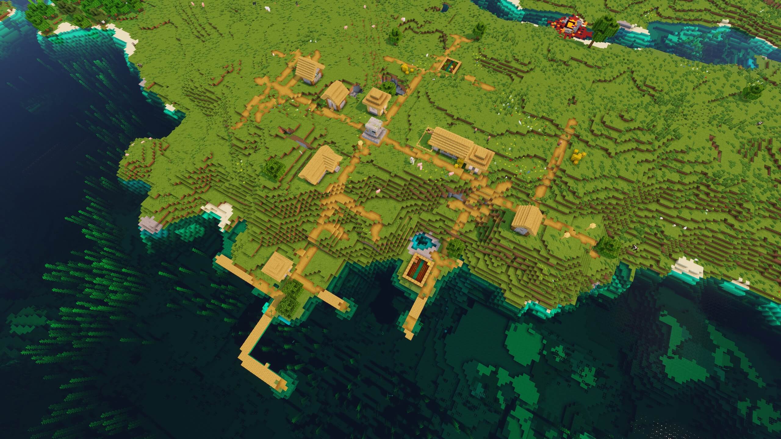 Seed 109: Stronghold Near Village