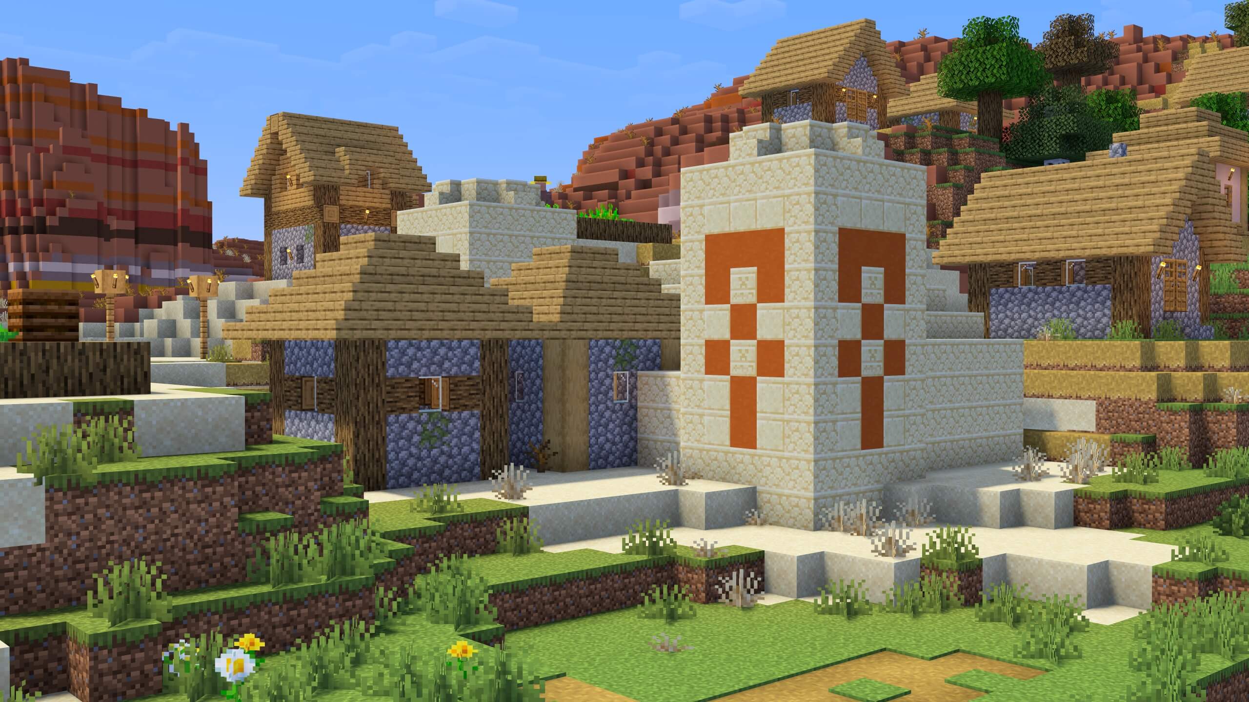 Seed 111: Badlands Temple Village