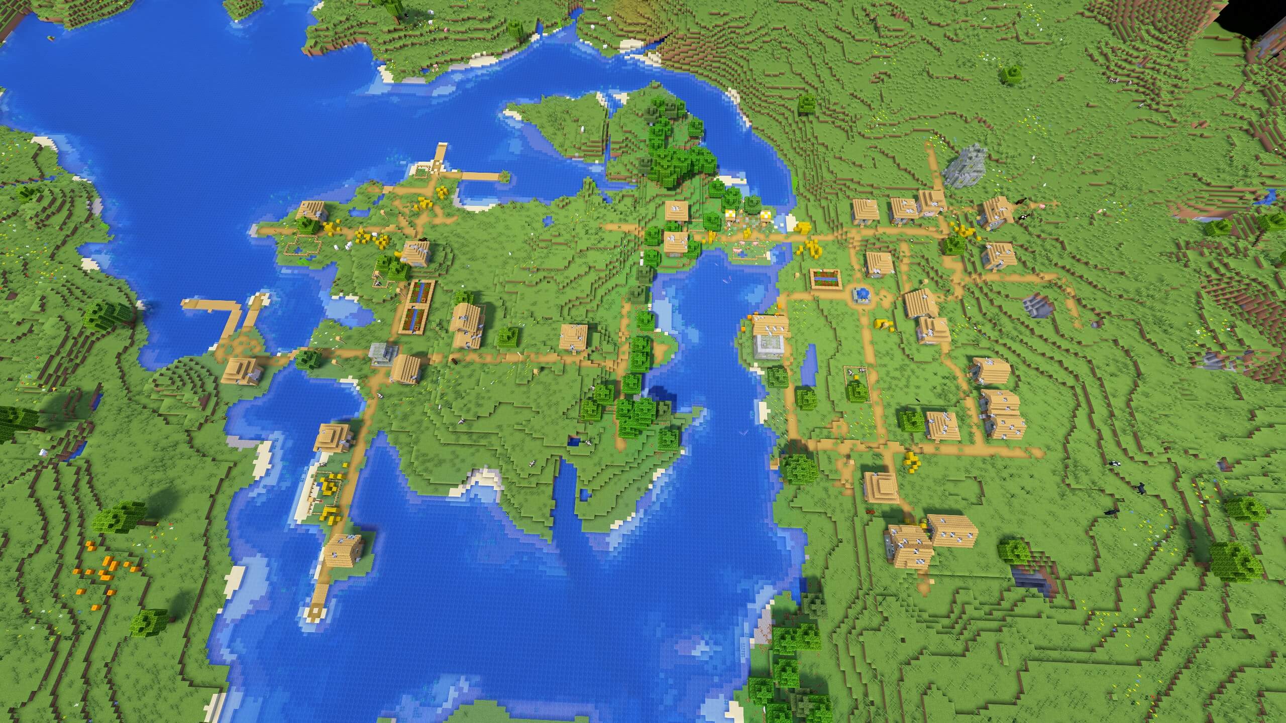 Seed 121: Double Abandoned Village