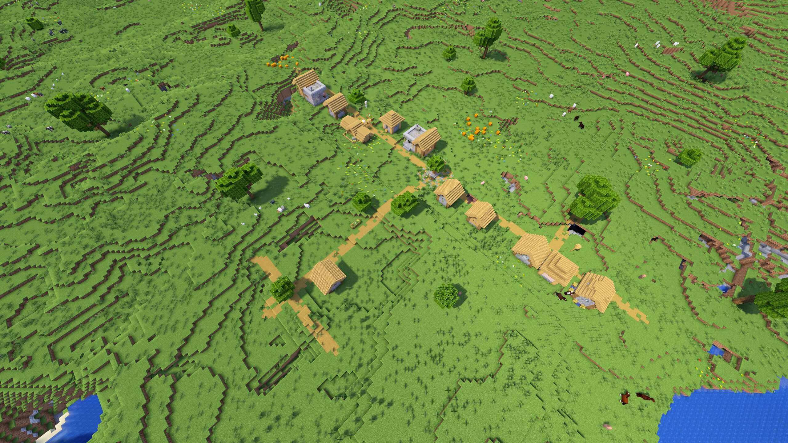 Seed 132: Double Blacksmith And Shipwreck Village