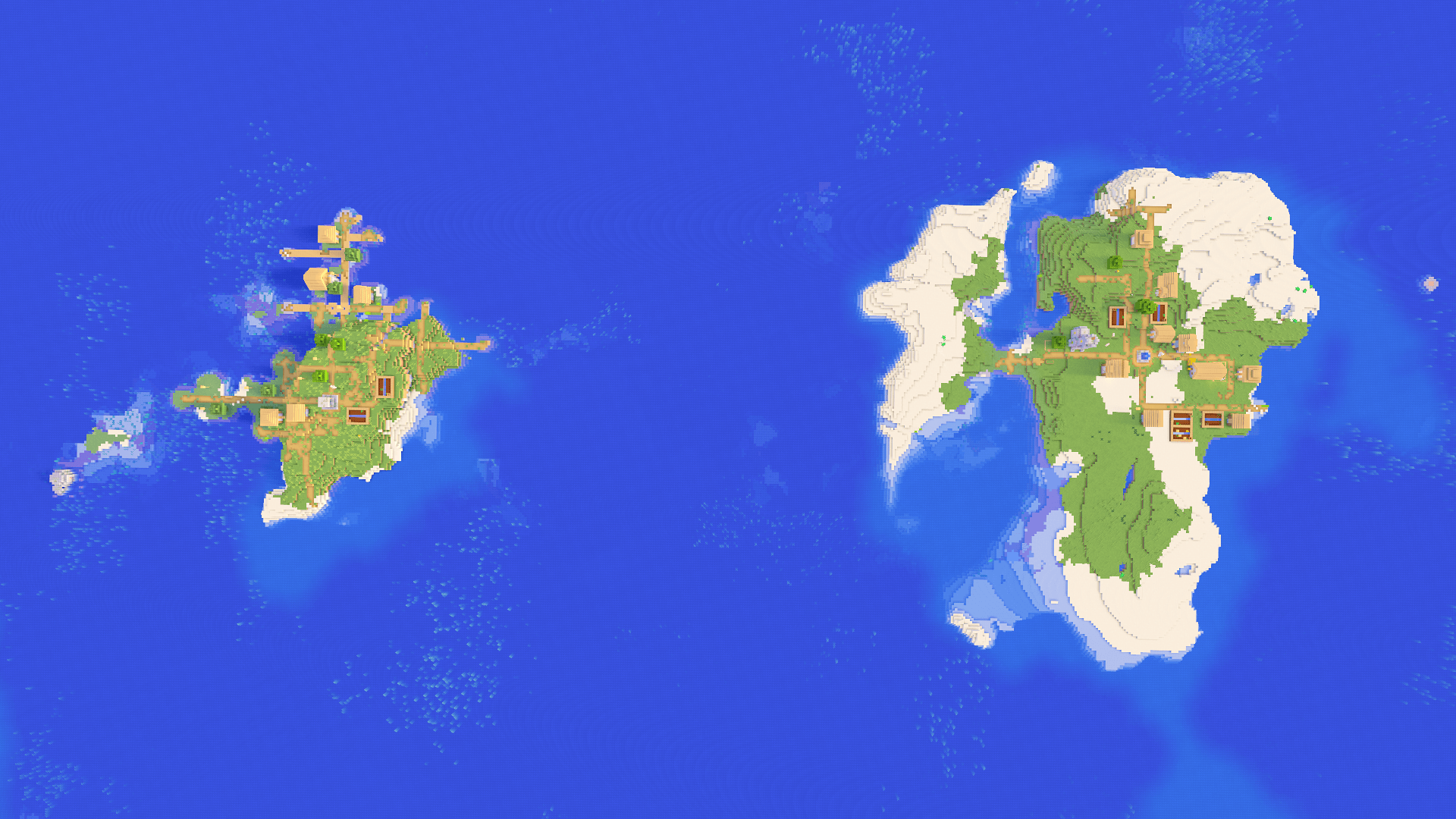 Seed 138: 2 Island Villages