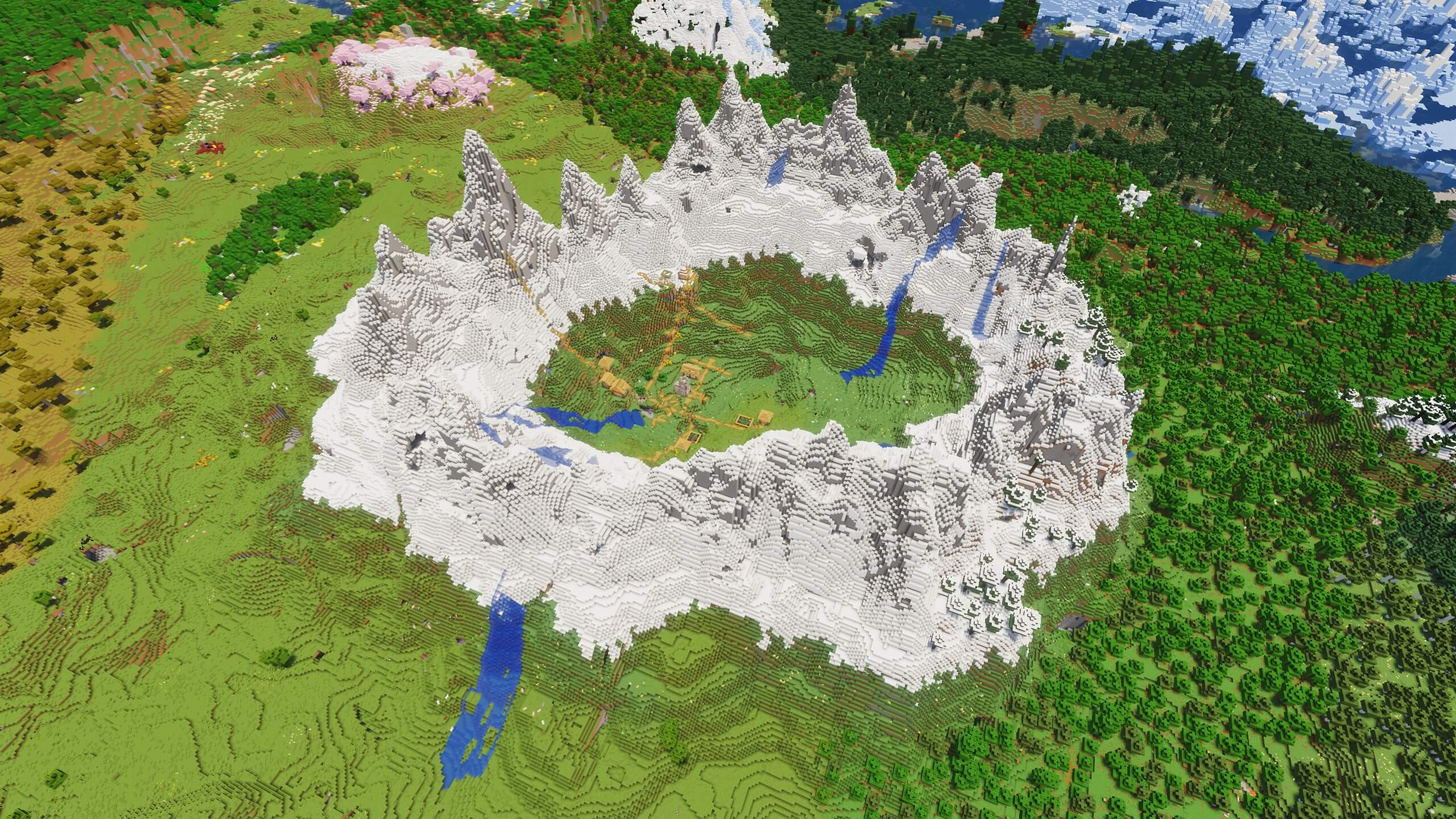 Seed 144: Village Caldera