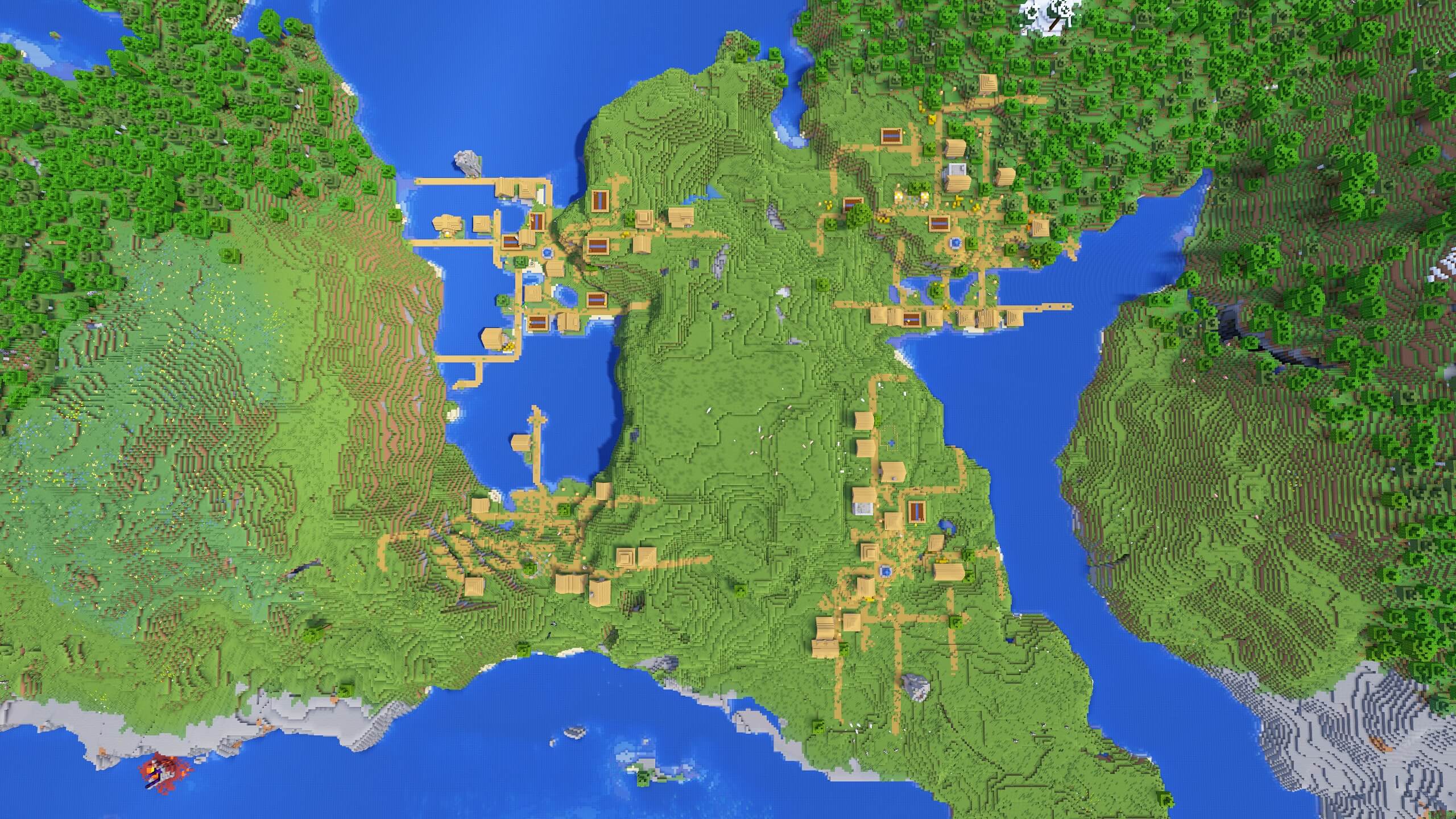 Seed 16: Quadruple Village