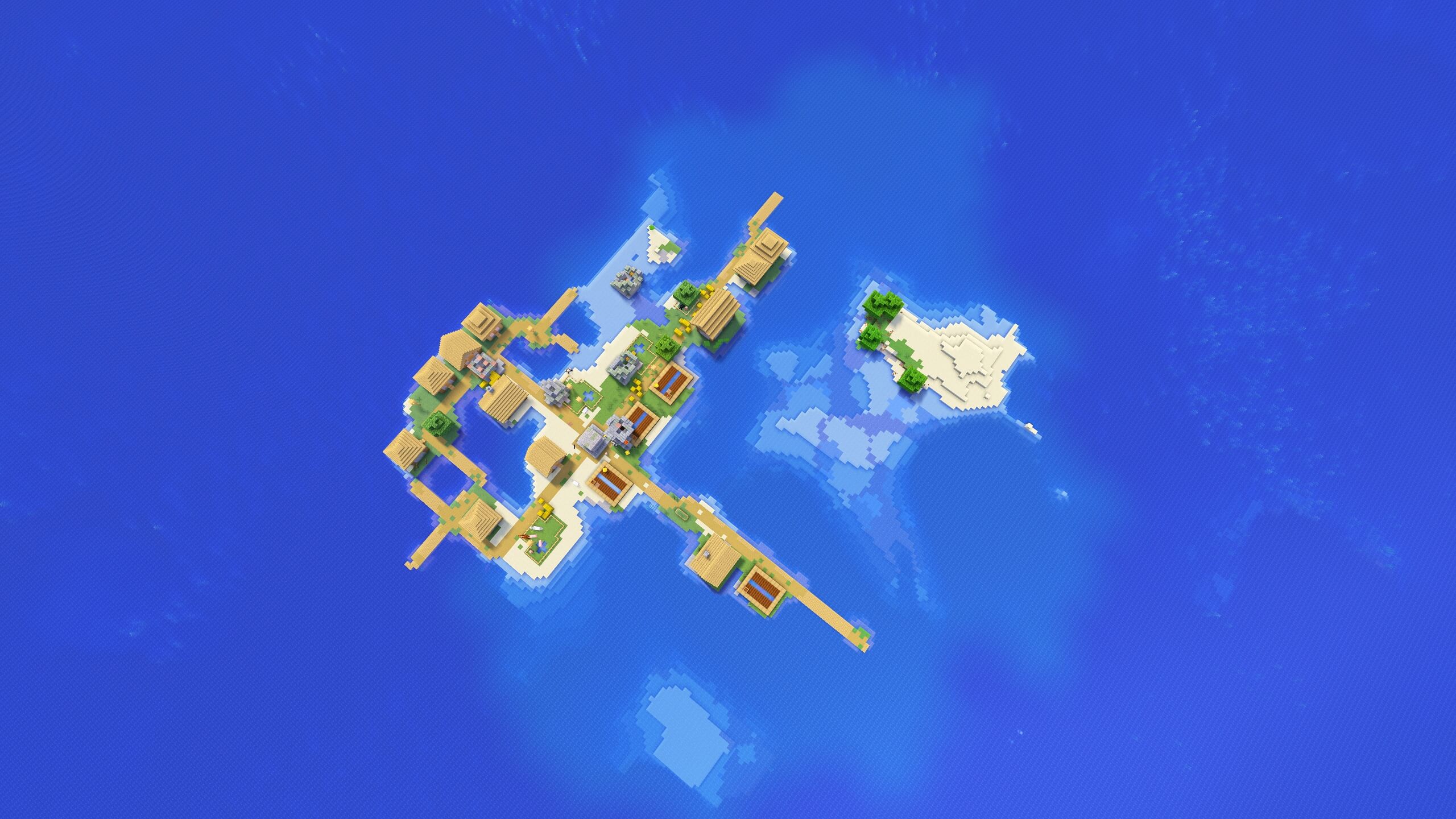 Seed 2: Ocean Ruin Village Island