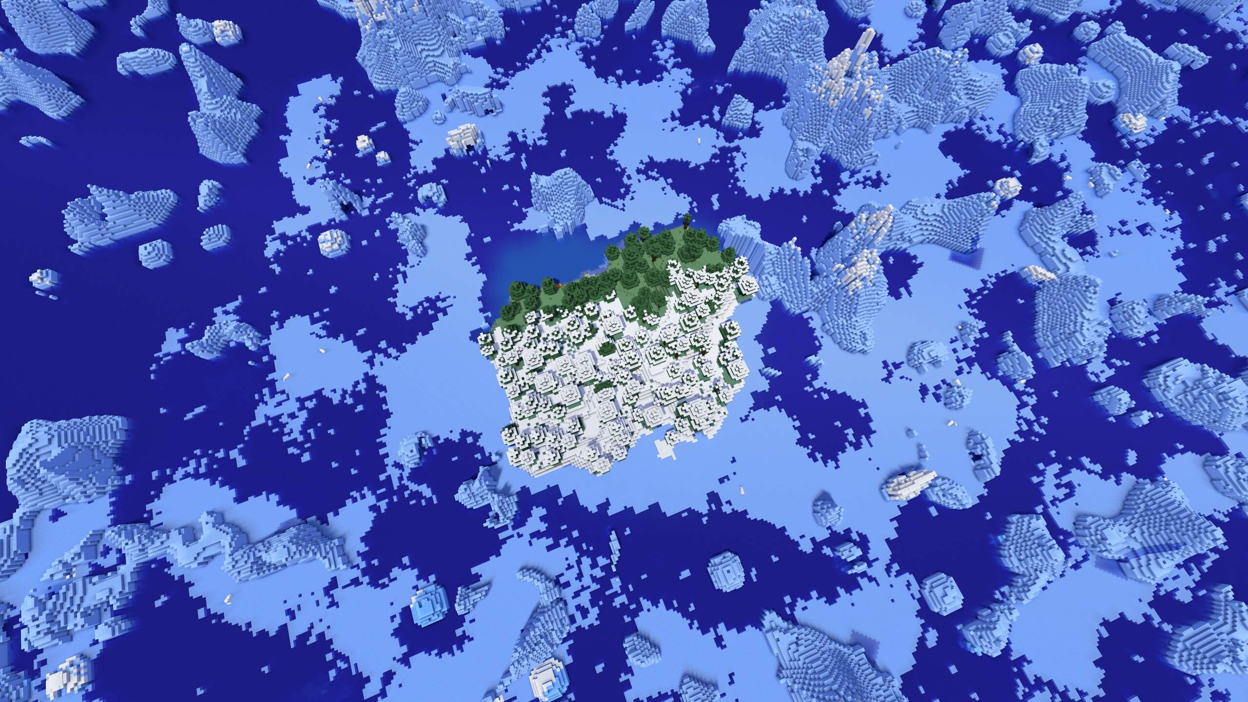 Seed 26: Snowy Taiga Island