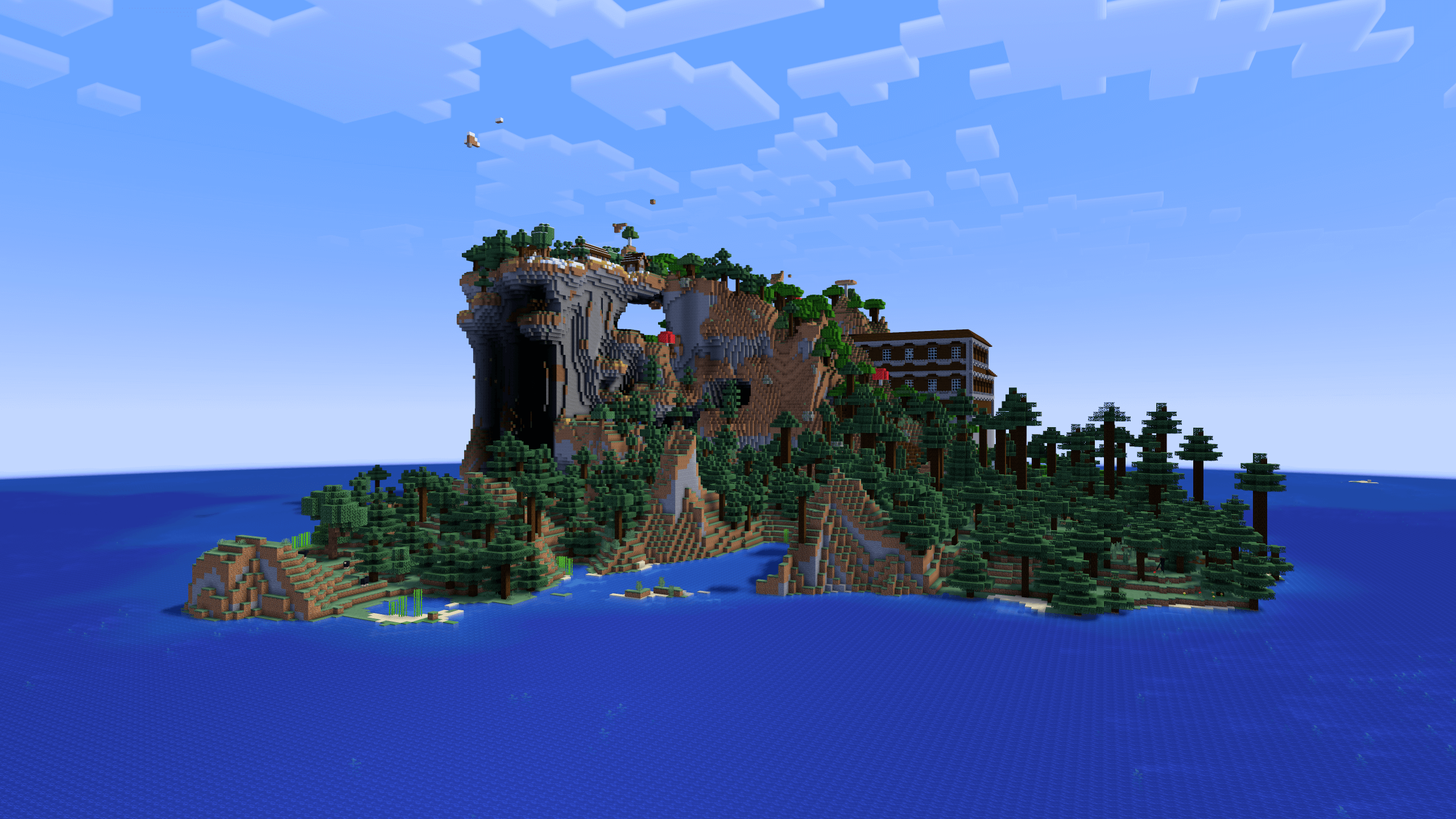 Seed 26: Windswept Village Mansion Island