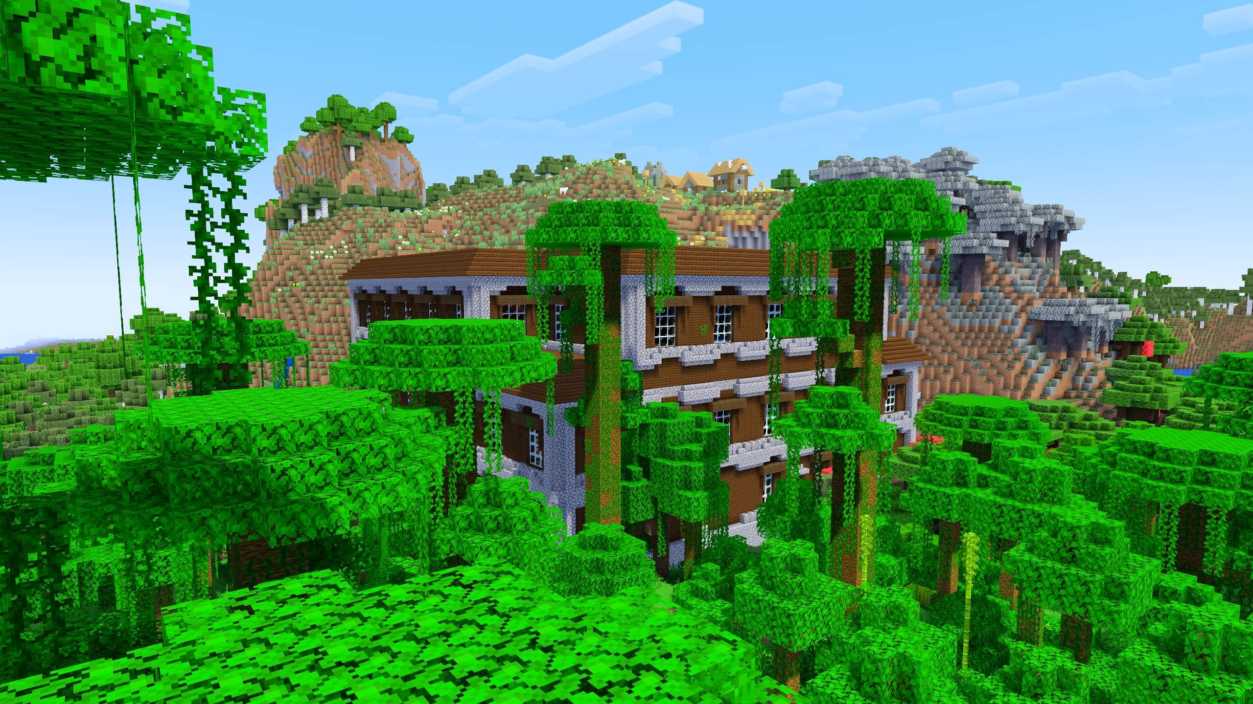 Seed 28: Abandoned Village and Mansion