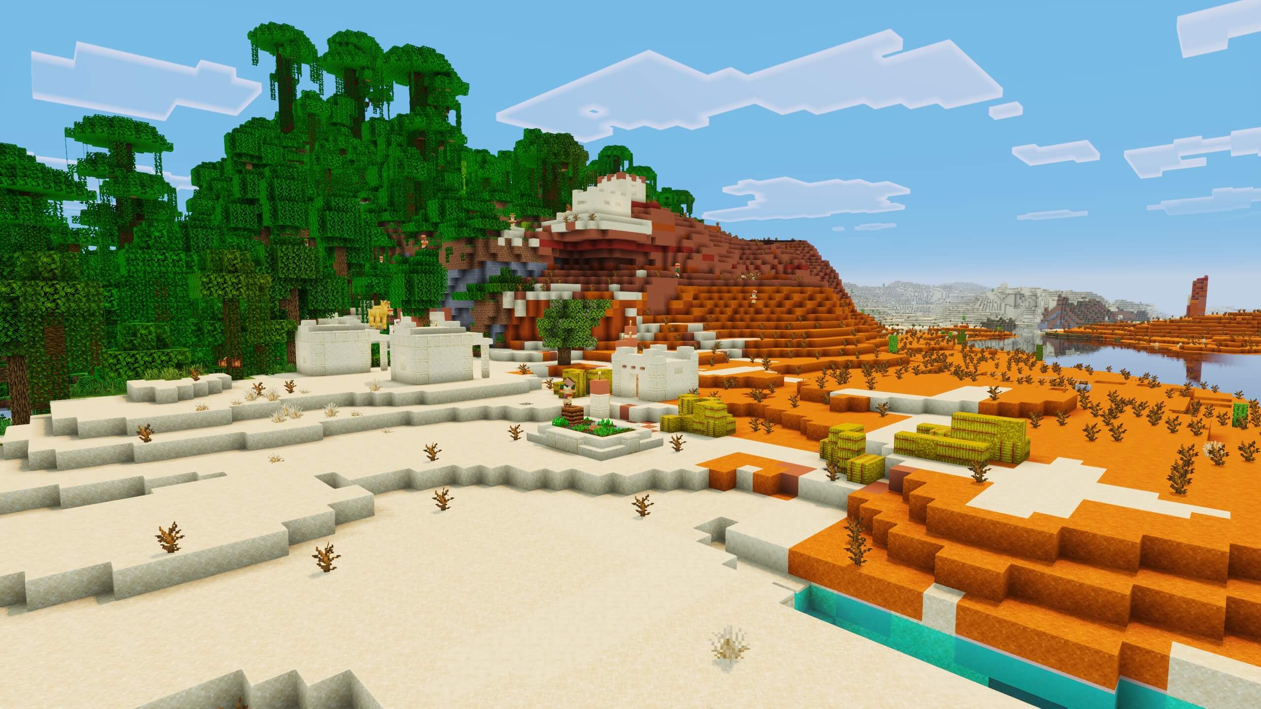Seed 37: Three Biome Village