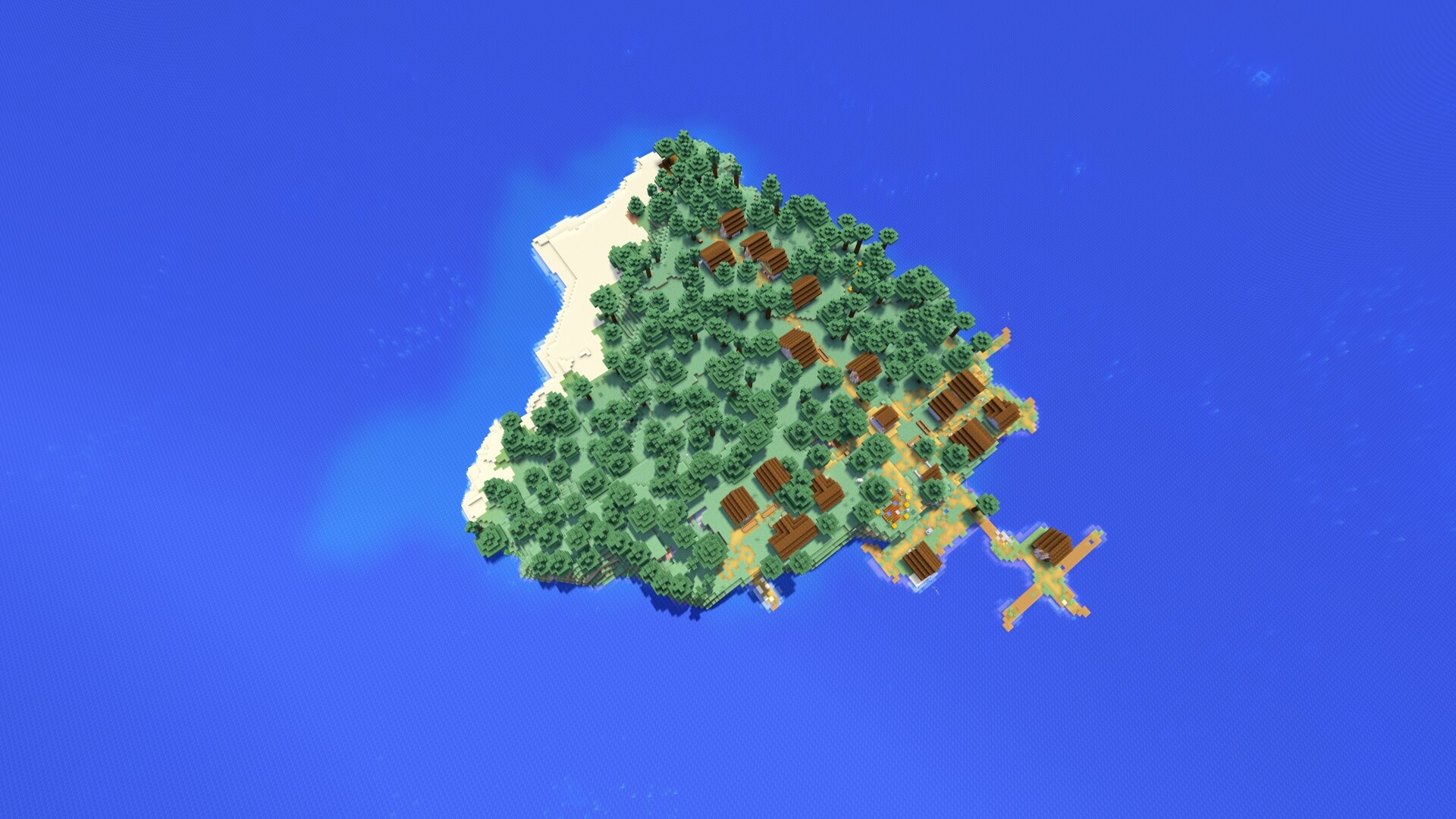 Seed 46: Taiga Island Village