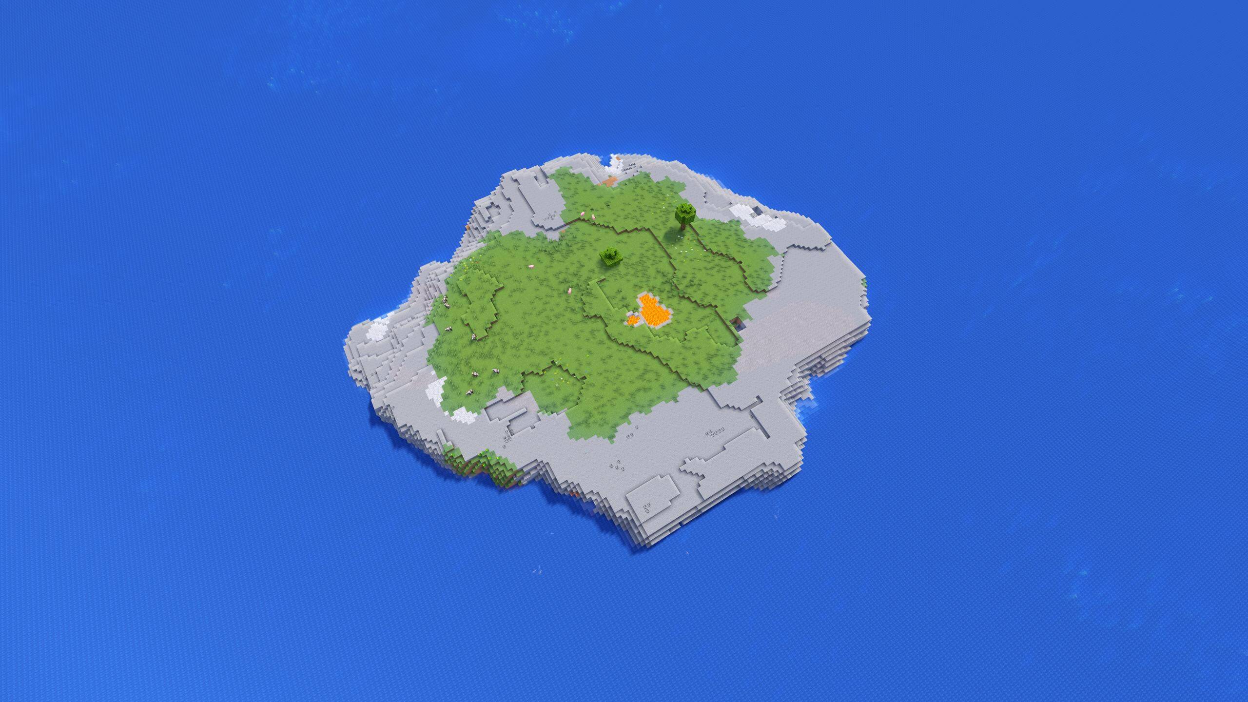 Seed 50: Plains and Stony Shores Island