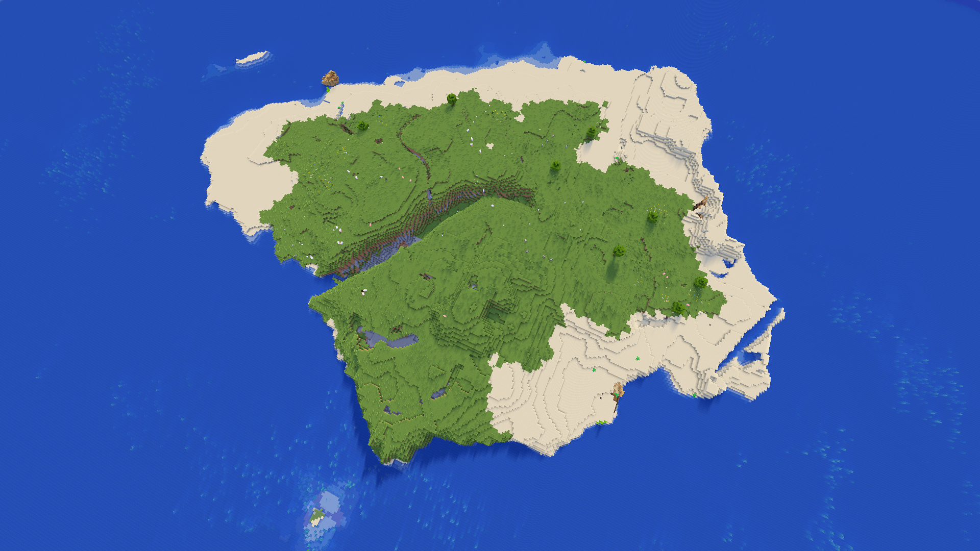 Seed 54: 3 Shipwreck Island