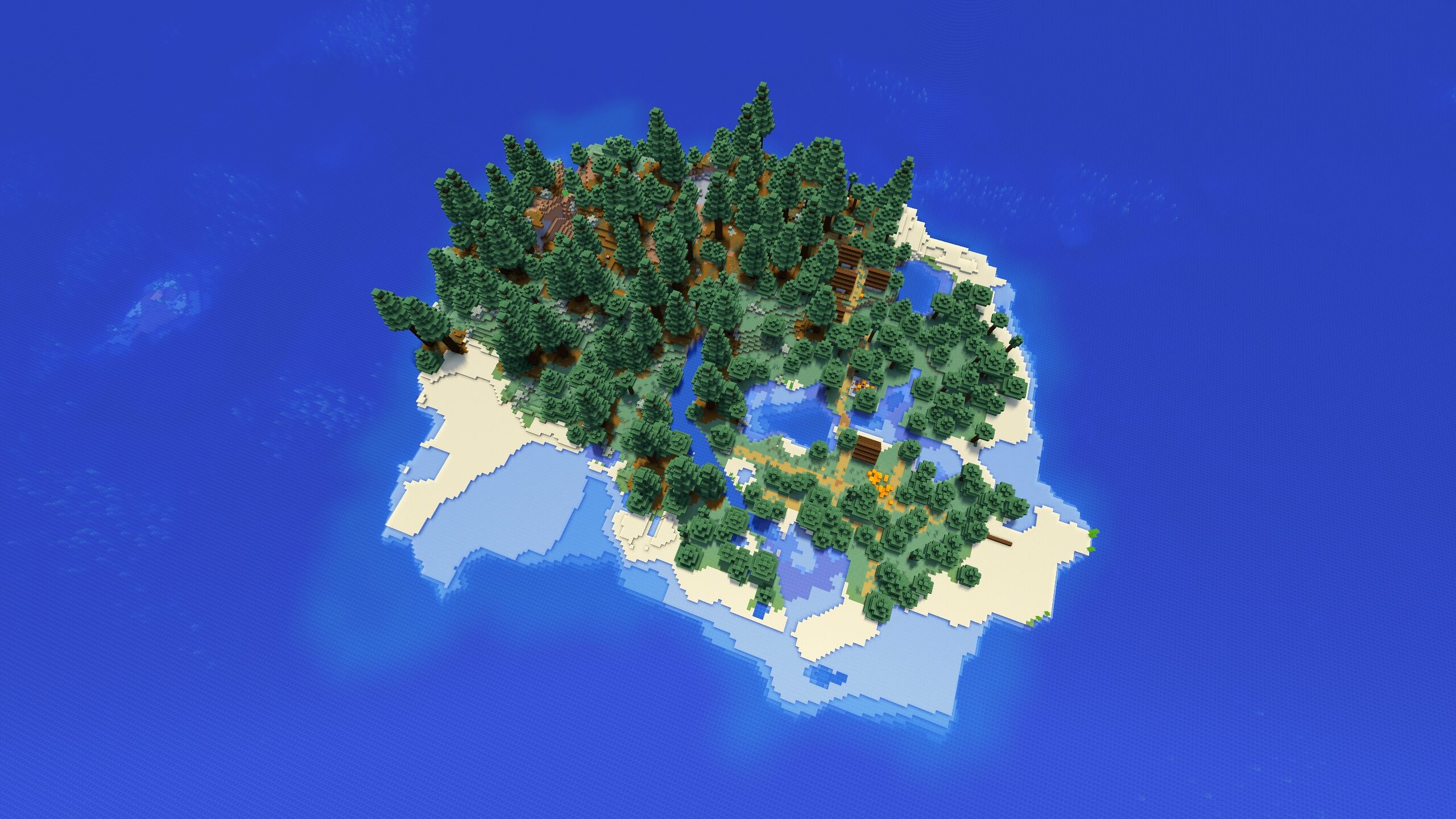 Seed 56: Taiga Village Island