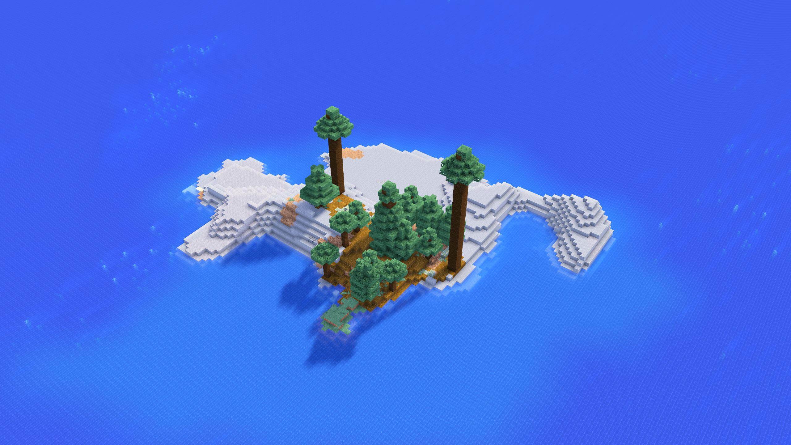 Seed 59: Small Stone and Taiga Island