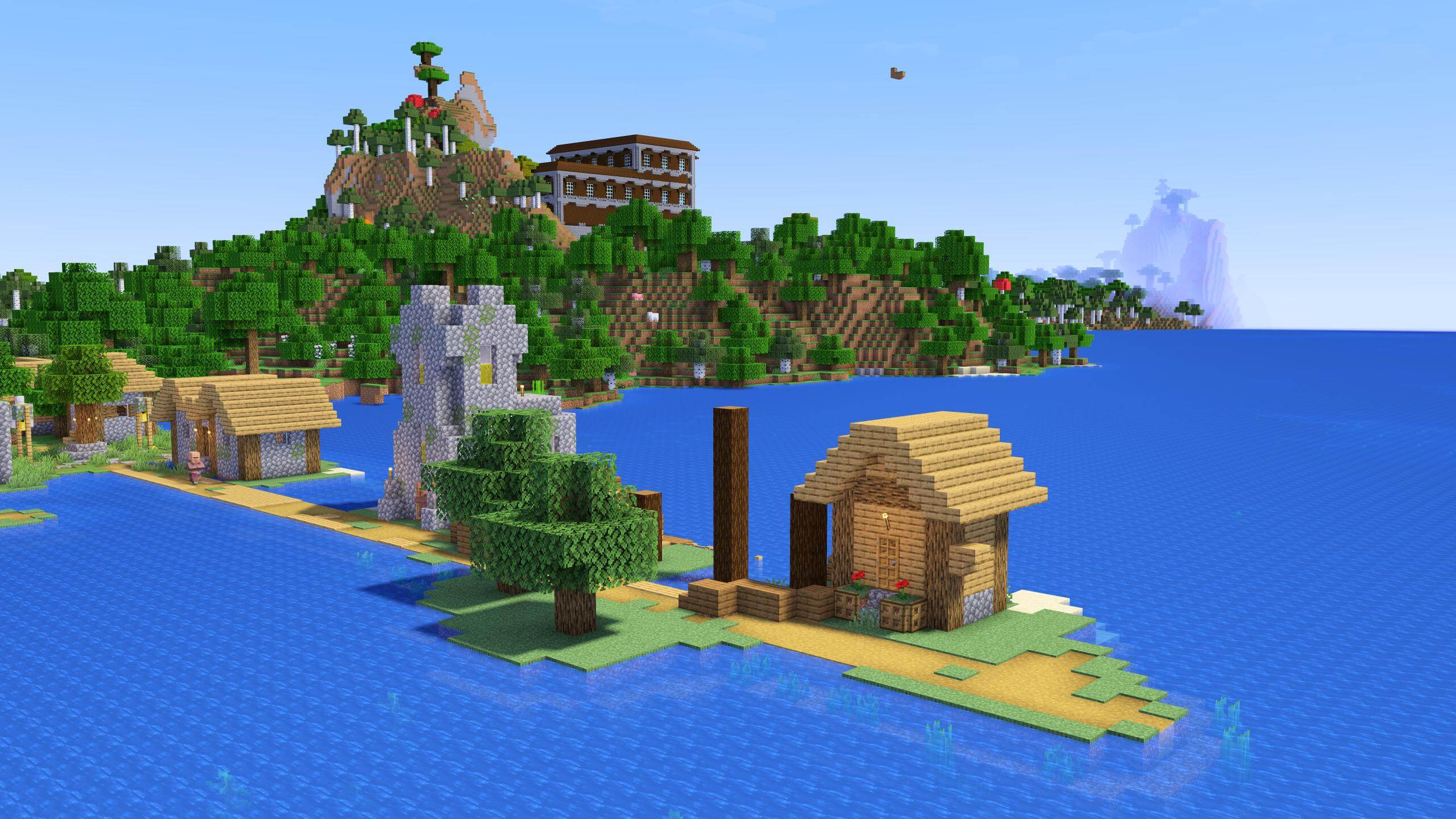 Seed 66: Shipwreck Village and Mansion