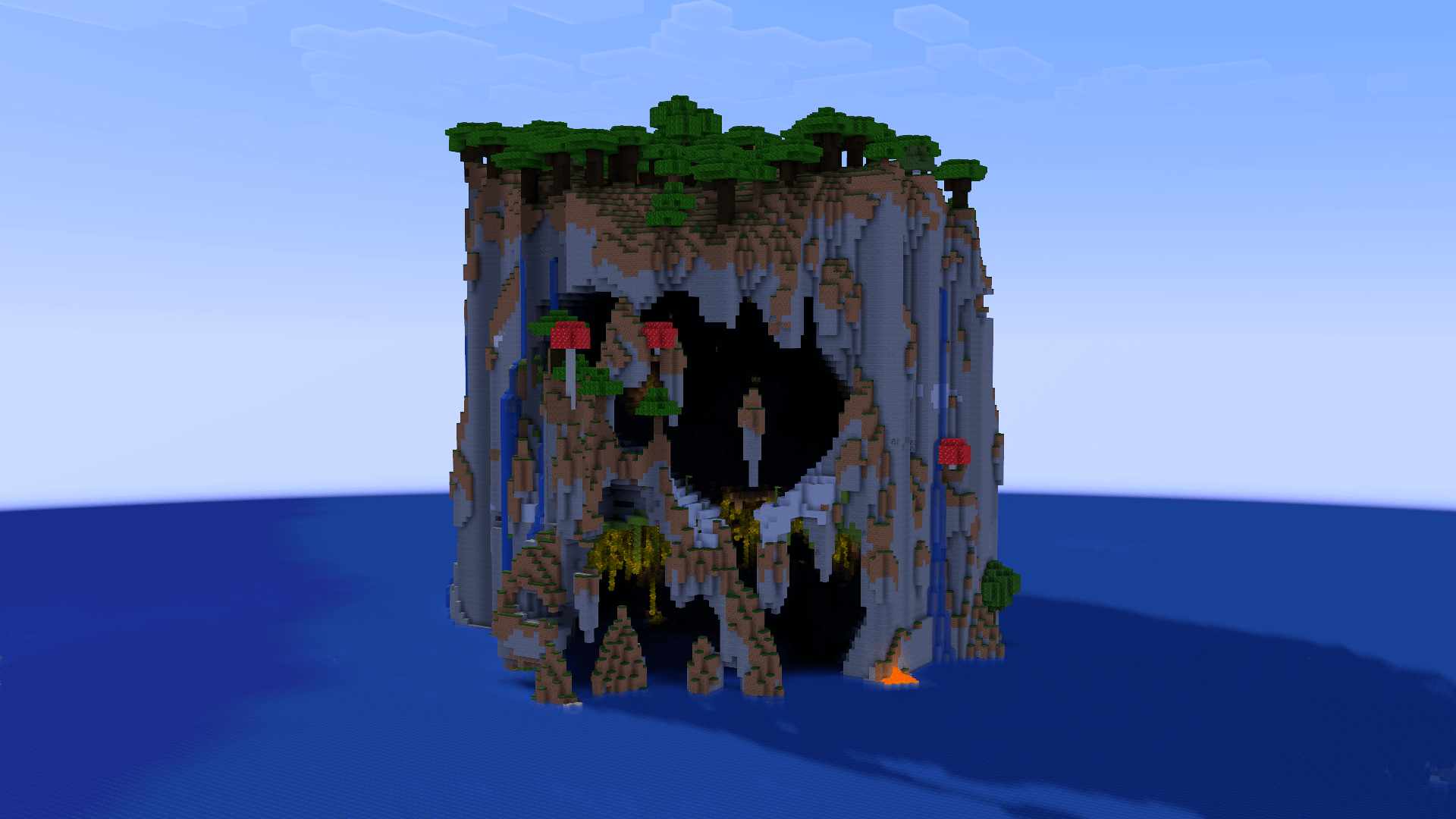 Seed 78: Lush Cave Island