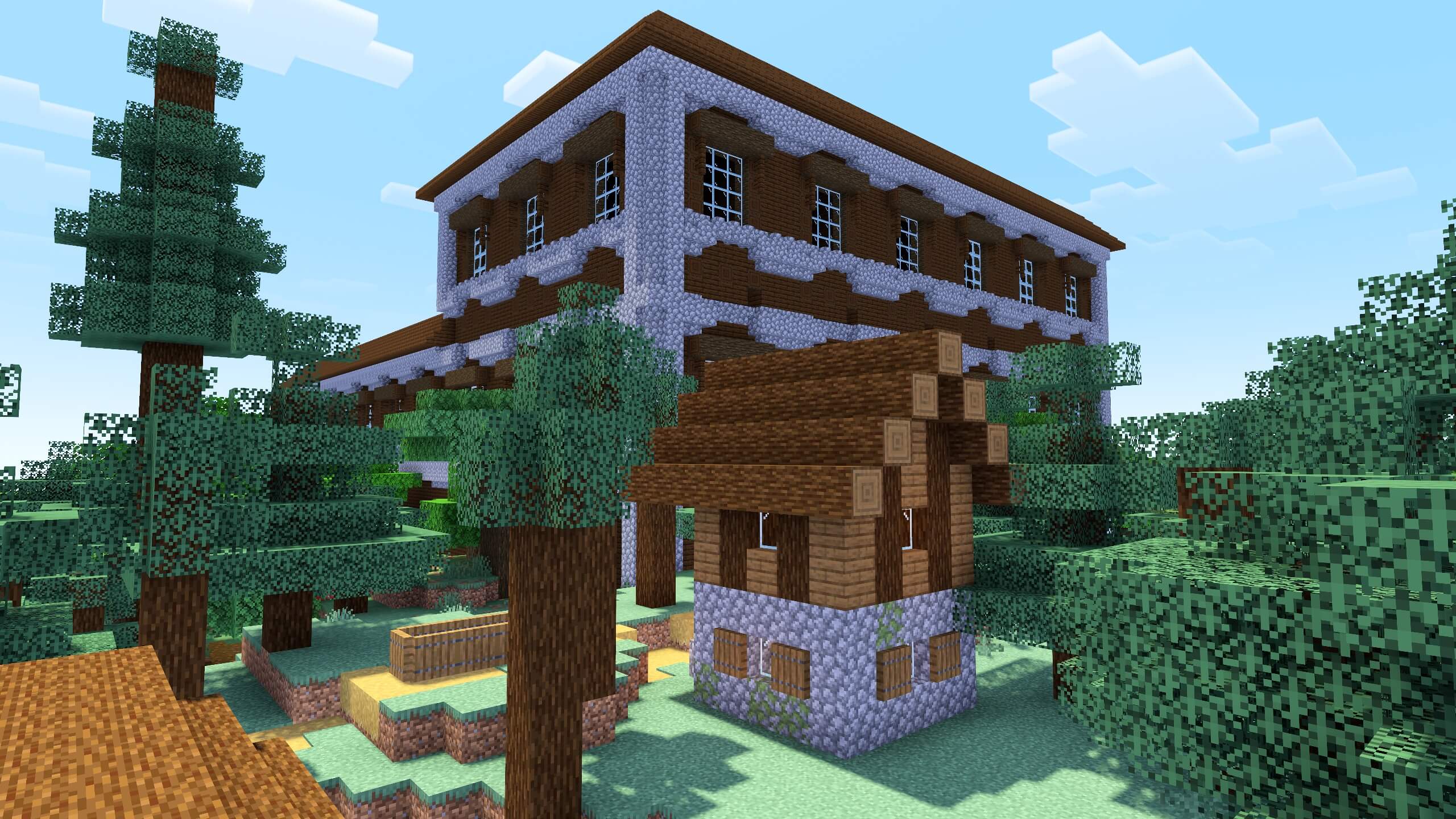 Seed 81: Mansion, Village, Swamp Hut