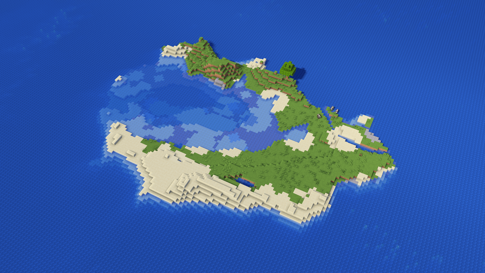Seed 84: Plains and Beach Island
