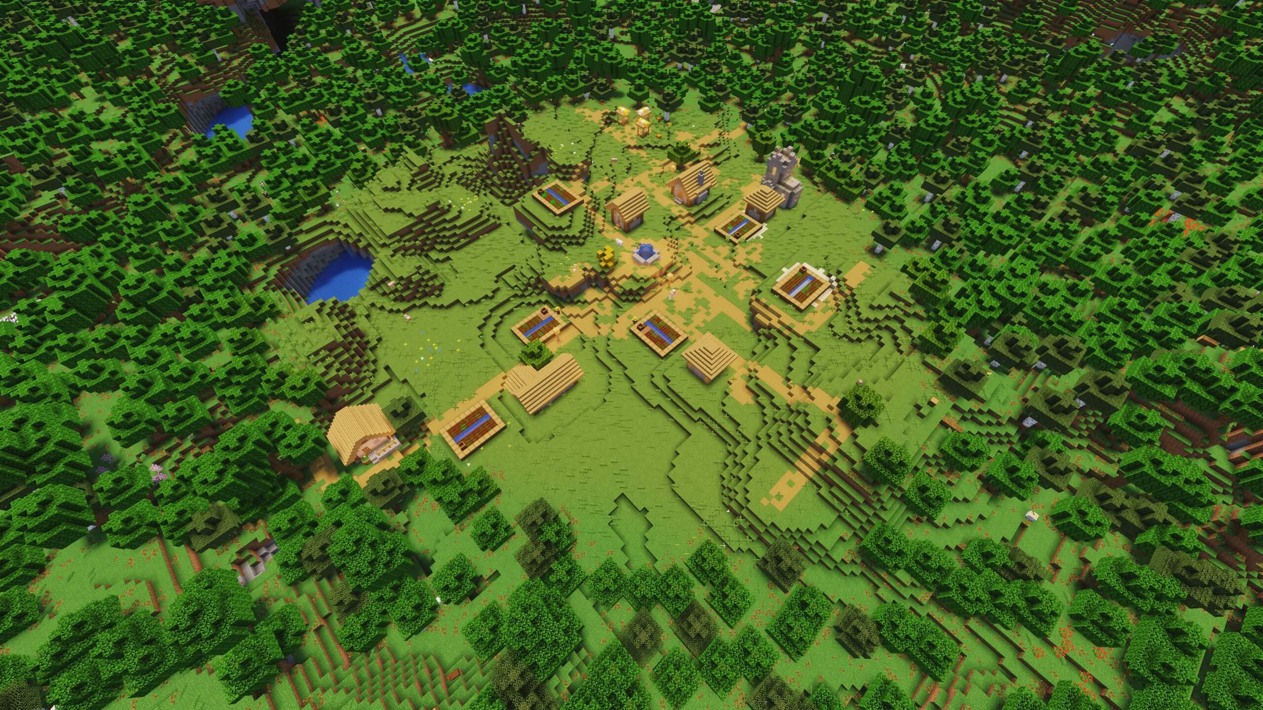 Seed 88: Village Surrounded By Forest