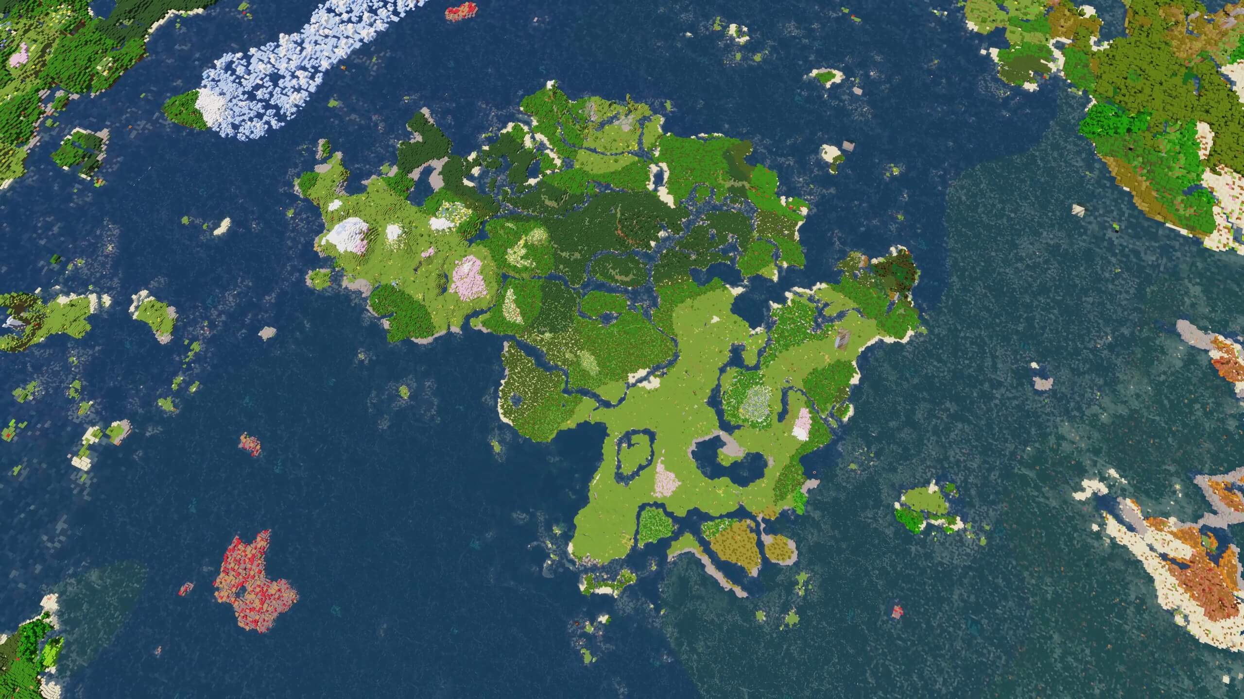Seed 97: Continent Island